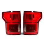 black LED tail light view 5 for Ford F-150 with BLIS (2018-2020)