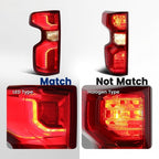 chrome LED tail light view 5 for Chevy Silverado 1500 (2019-2026)