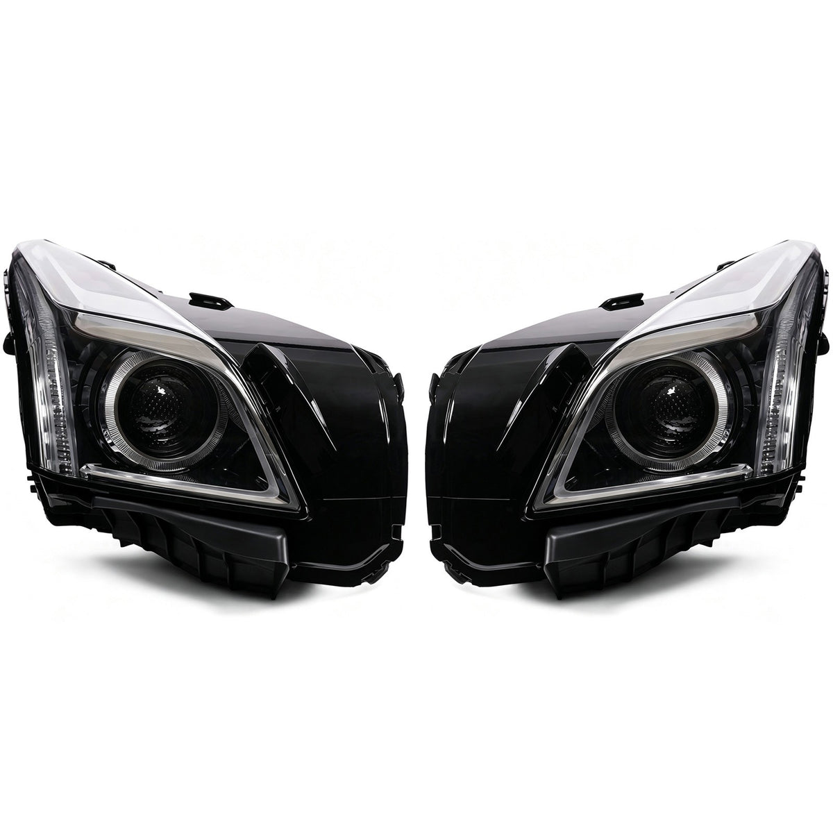 Left halogen projector headlight side angle for 2014-2019 Cadillac CTS
