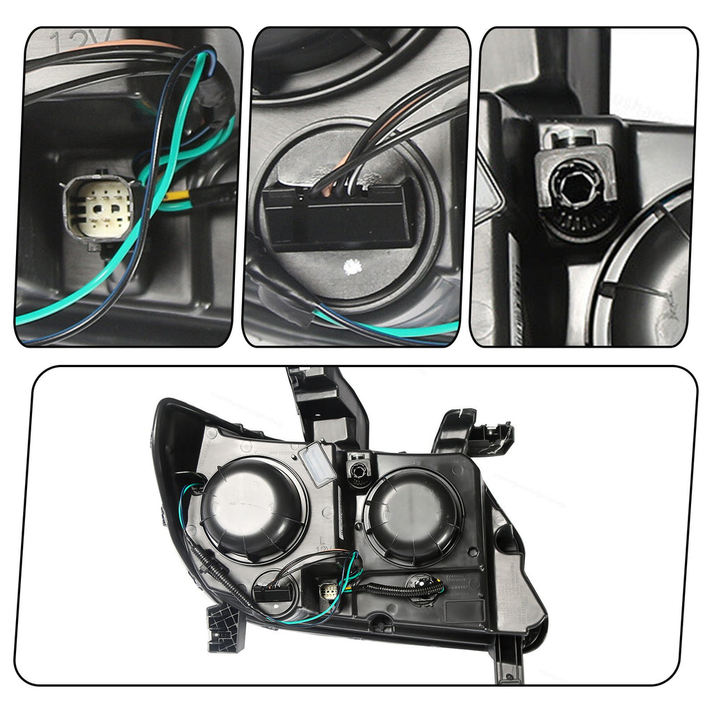 Right halogen headlight side angle for 2015-2022 Chevy Colorado