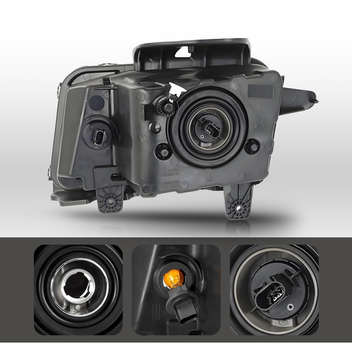 Left halogen headlight side angle for 2010-2013 Chevrolet Camaro