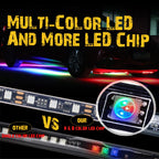 LED Under Body Fender Bumper Kit for Jeep Wrangler Flexible Wireless - GENSSI Lighting