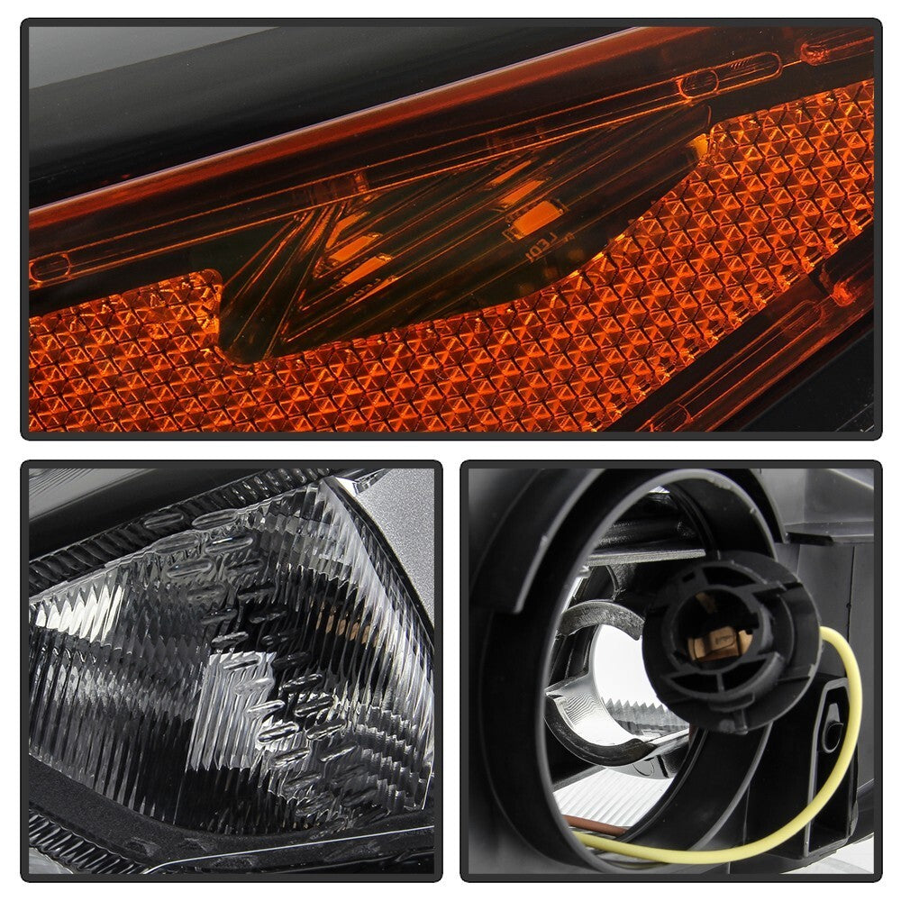 Left halogen headlight side angle for 2015-2018 Ford Focus