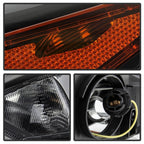 Left halogen headlight side angle for 2015-2018 Ford Focus