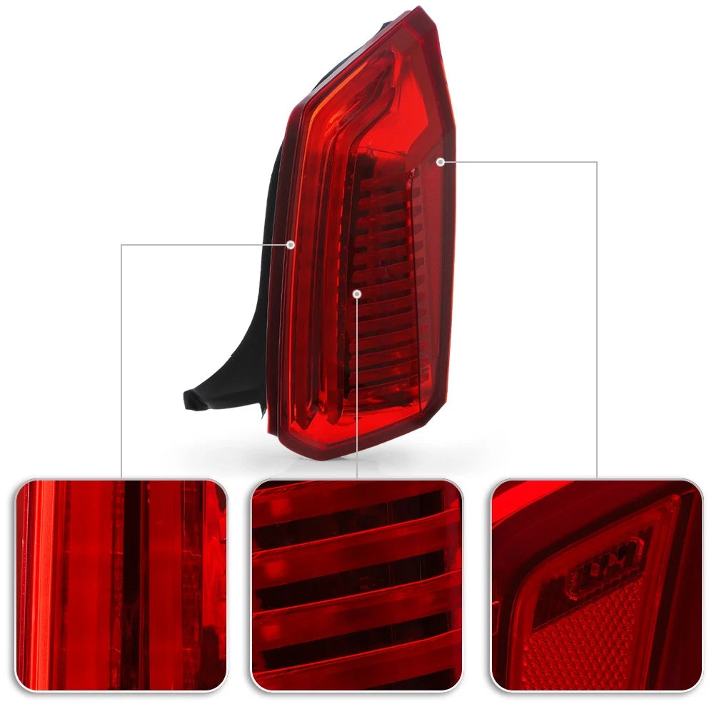 red LED tail light view 5 for Cadillac CTS Sedan (2014-2019)