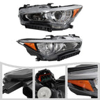 Left LED headlight side angle for 2016-2019 Infiniti Q50