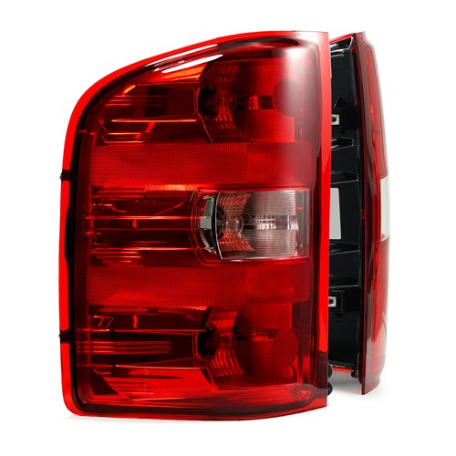chrome halogen tail light view 5 for Chevy Silverado 1500 2500HD (2007-2013)