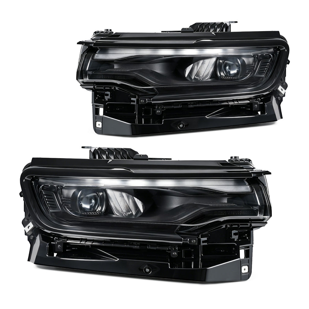 Left LED headlight side angle for 2022-2025 Jeep Wagoneer / Wagoneer L