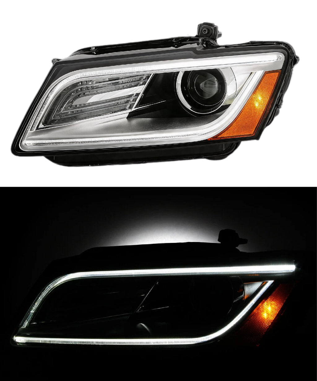Pair HID headlight front angle for 2013-2017 Audi Q5/SQ5