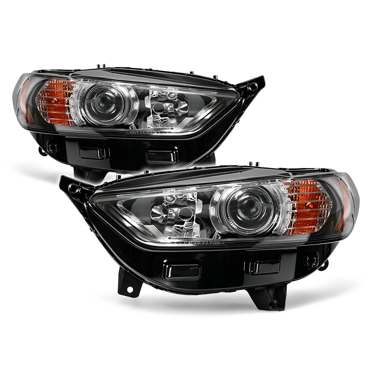 Right halogen projector headlight side angle for 2013-2016 Ford Fusion