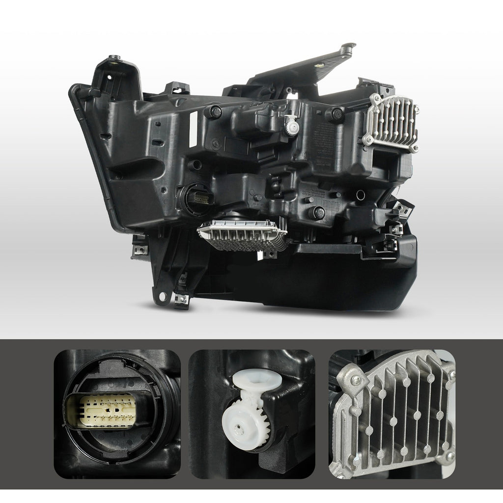 Left LED headlight side angle for 2019-2024 Ram 1500