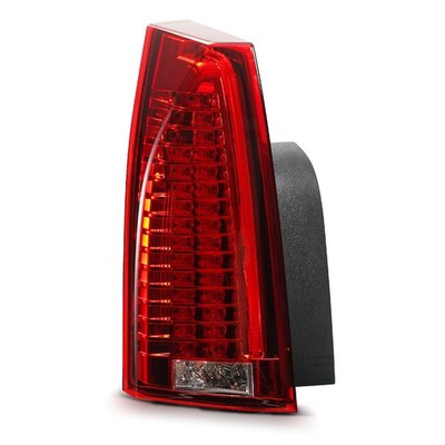 chrome red LED tail light view 5 for Cadillac CTS Sedan (2008-2013)