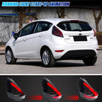 Running light start-up animation on the 2011-2019 Ford Fiesta Hatchback LED tail lights