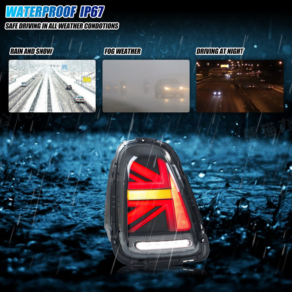 Sealed, waterproof construction of the 2007-2013 Mini Cooper R56 / R57 / R58 / R59 LED tail light