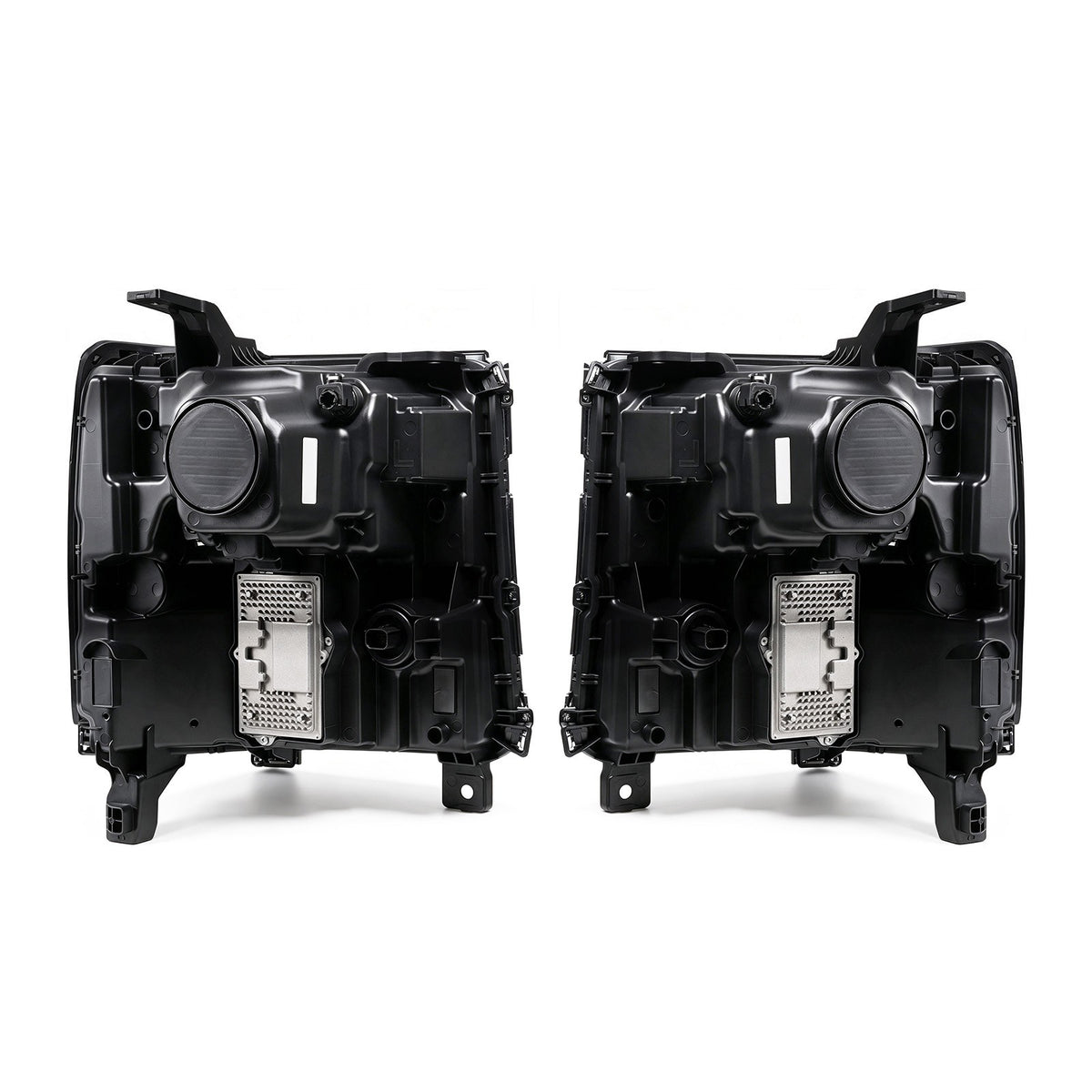 Pair LED headlight front angle for 2016-2018 Chevy Silverado 1500