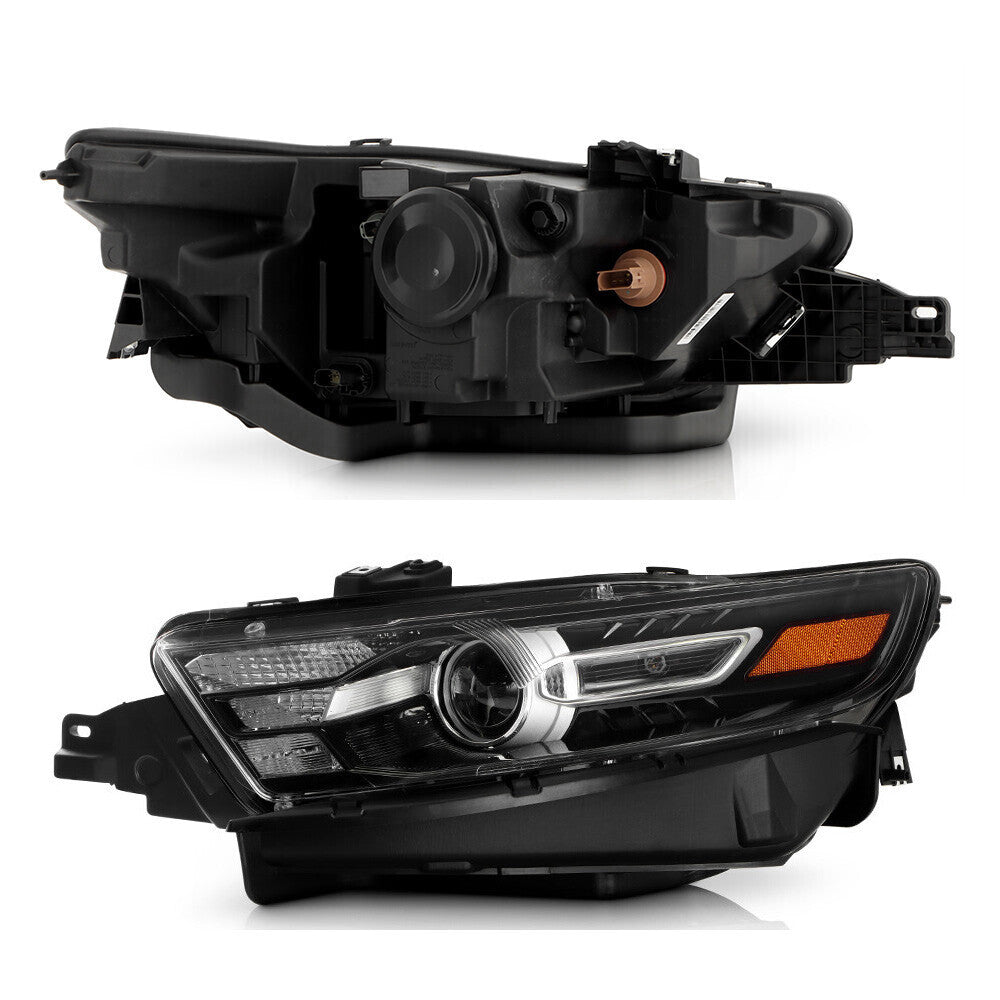 Pair HID headlight front angle for 2013-2019 Ford Taurus