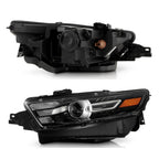 Pair HID headlight front angle for 2013-2019 Ford Taurus