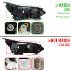 Right HID headlight side angle for 2018-2021 Chevy Equinox