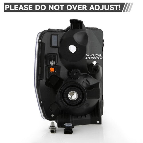 Right halogen headlight side angle for 2008-2026 Ford E-Series