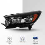 Right halogen headlight side angle for 2018-2019 Ford Escape