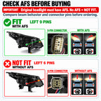 AFS connector check diagram for 2013-2017 Buick Enclave headlights