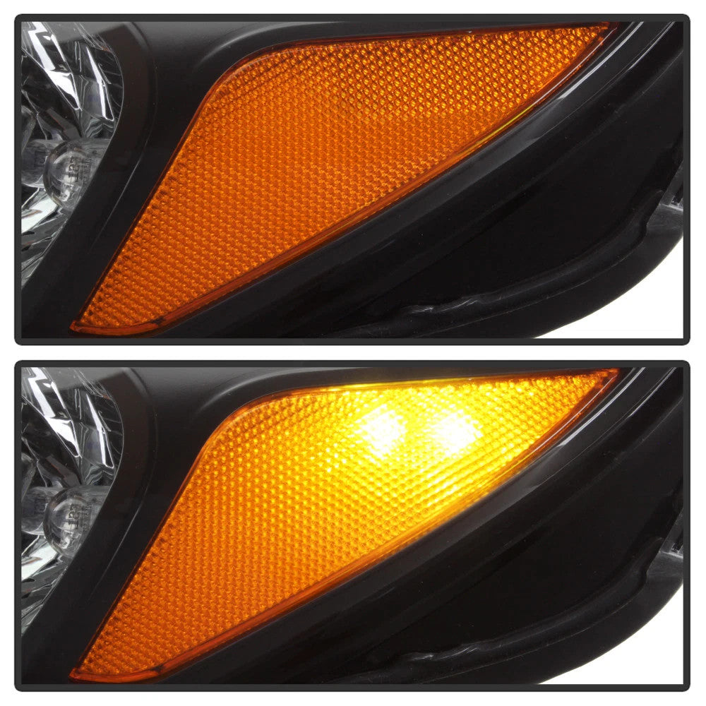 Right halogen projector headlight side angle for 2013-2015 Chevrolet Malibu