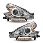 Chrome HID Projector Headlights Pair for Nissan 370Z (2009-2020)