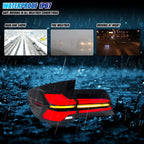 Sealed, waterproof construction of the 2007-2013 BMW X5 E70 LED tail light