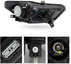 Left HID headlight side angle for 2015-2017 Ford Mustang