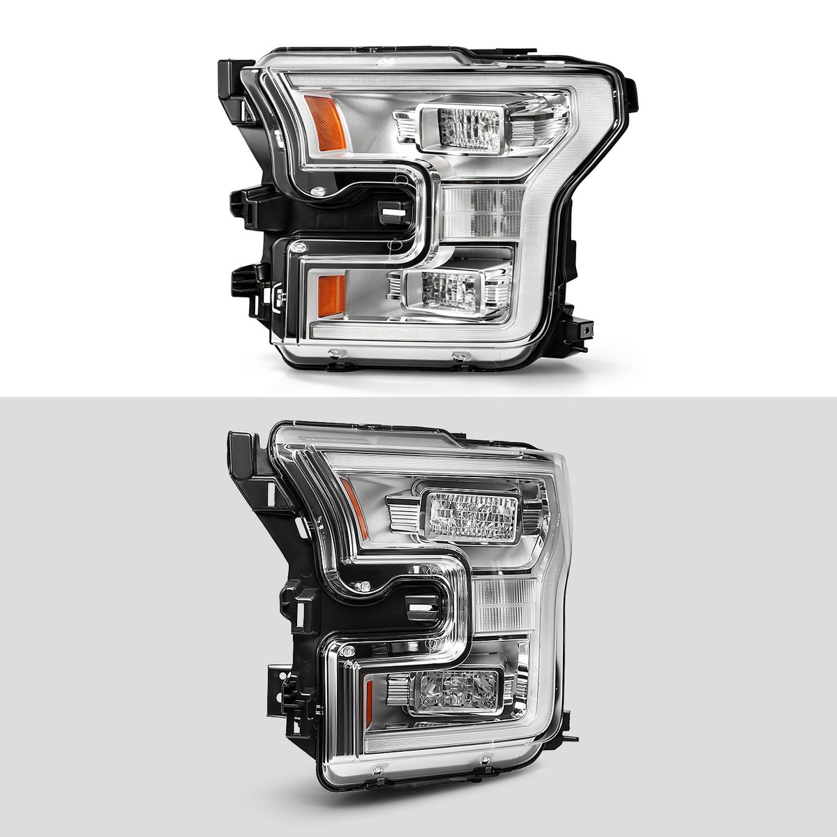 Right LED headlight side angle for 2015-2017 Ford F-150