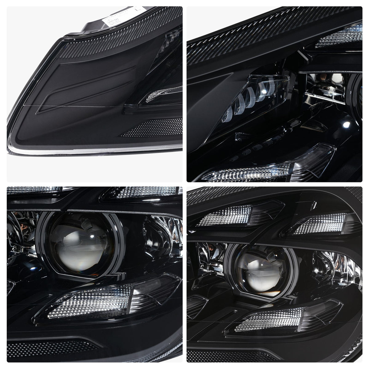 Full LED headlight features and specifications for 2007-2010 Porsche Cayenne 957 (image 3)