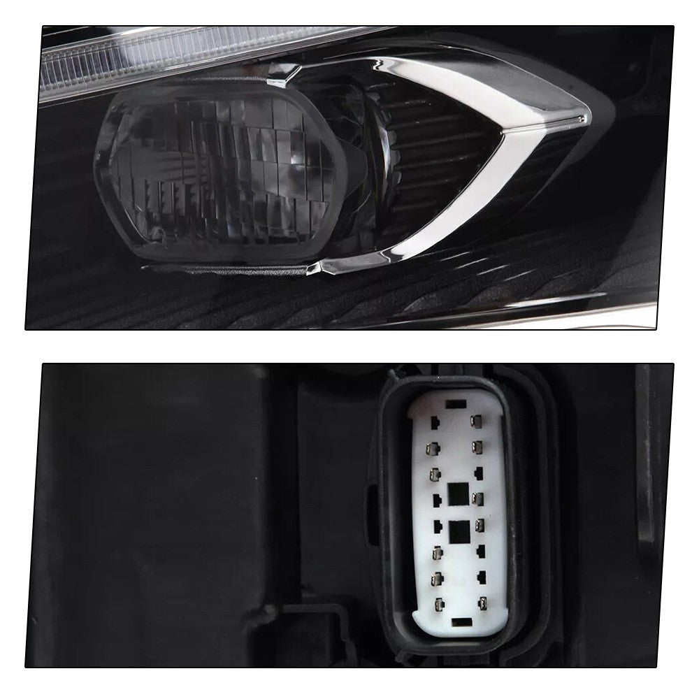 Right LED headlight side angle for 2017-2020 Ford Fusion