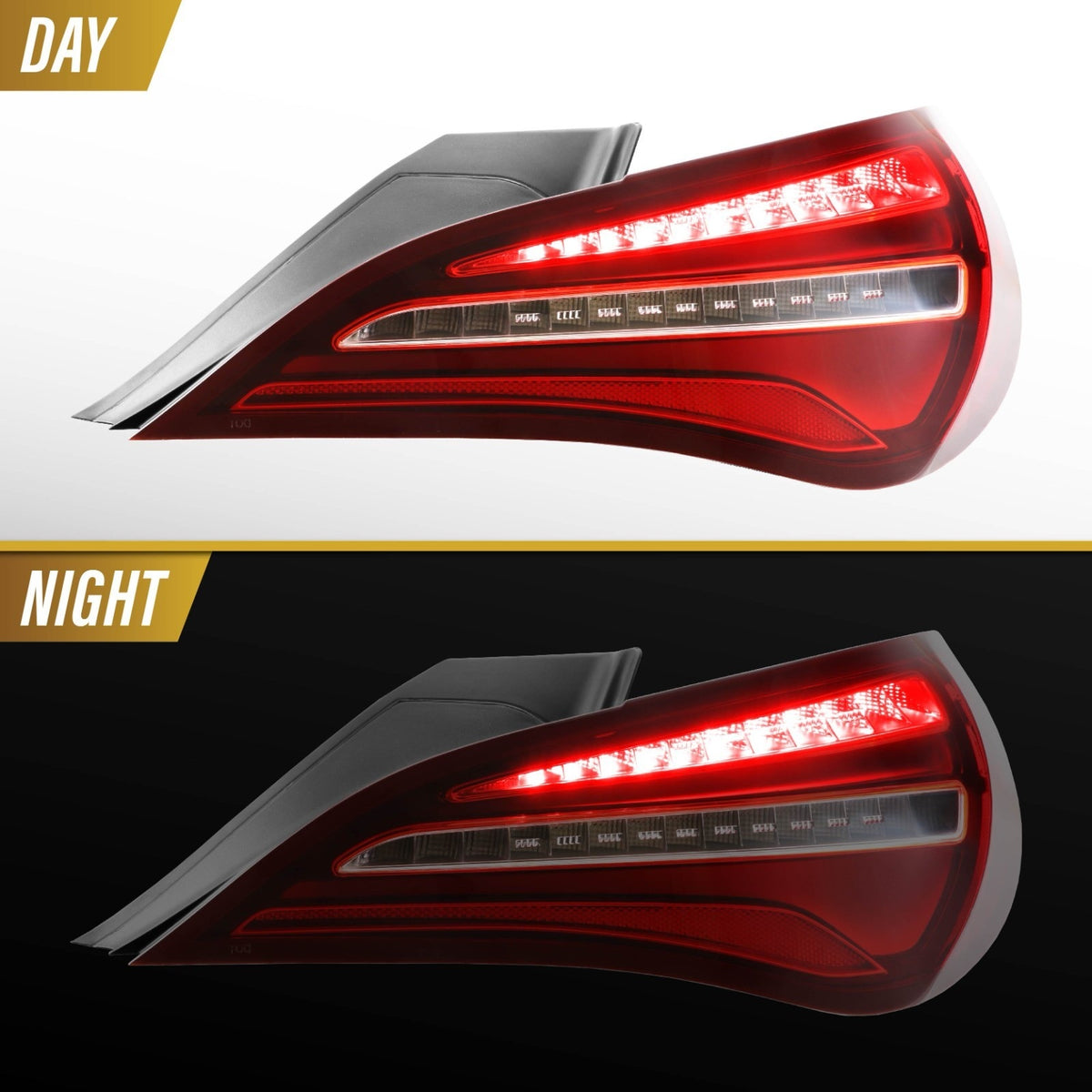 Day and night view