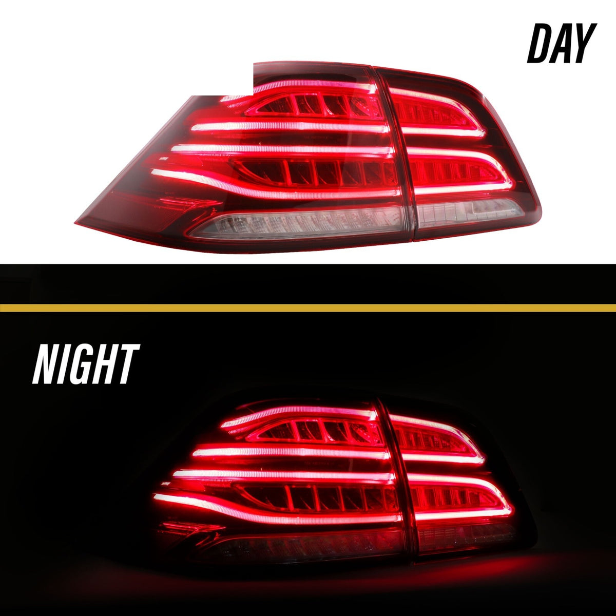 Day and night view