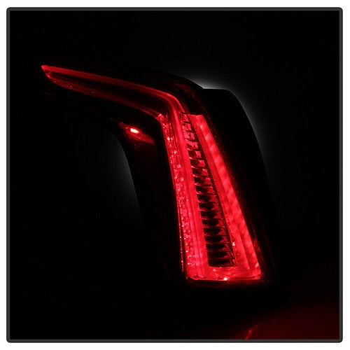 dark red LED tail light view 6 for Cadillac XT5 (2020-2025)