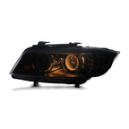 Right halogen headlight side angle for 2009-2012 BMW 3 Series E90