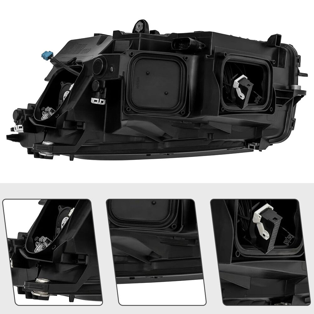 Right LED headlight side angle for 2016-2019 Mercedes-Benz GLC