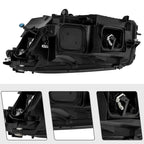 Right LED headlight side angle for 2016-2019 Mercedes-Benz GLC