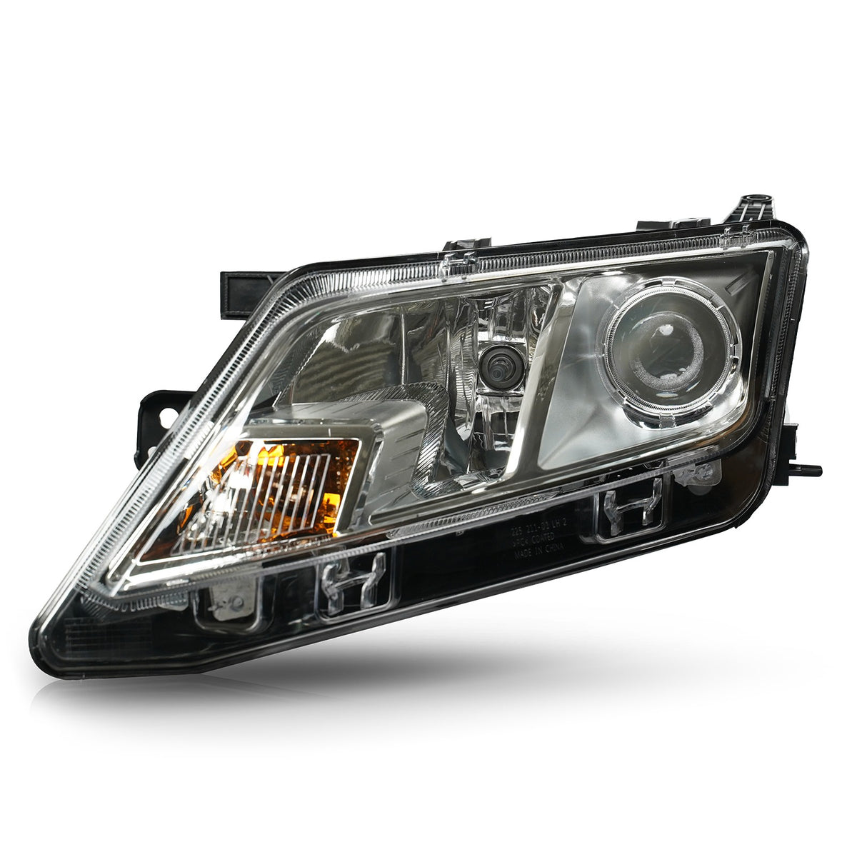 Pair halogen headlight rear housing angle for 2010-2012 Ford Fusion
