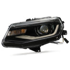 Pair halogen projector headlight rear housing angle for 2016-2021 Chevy Camaro