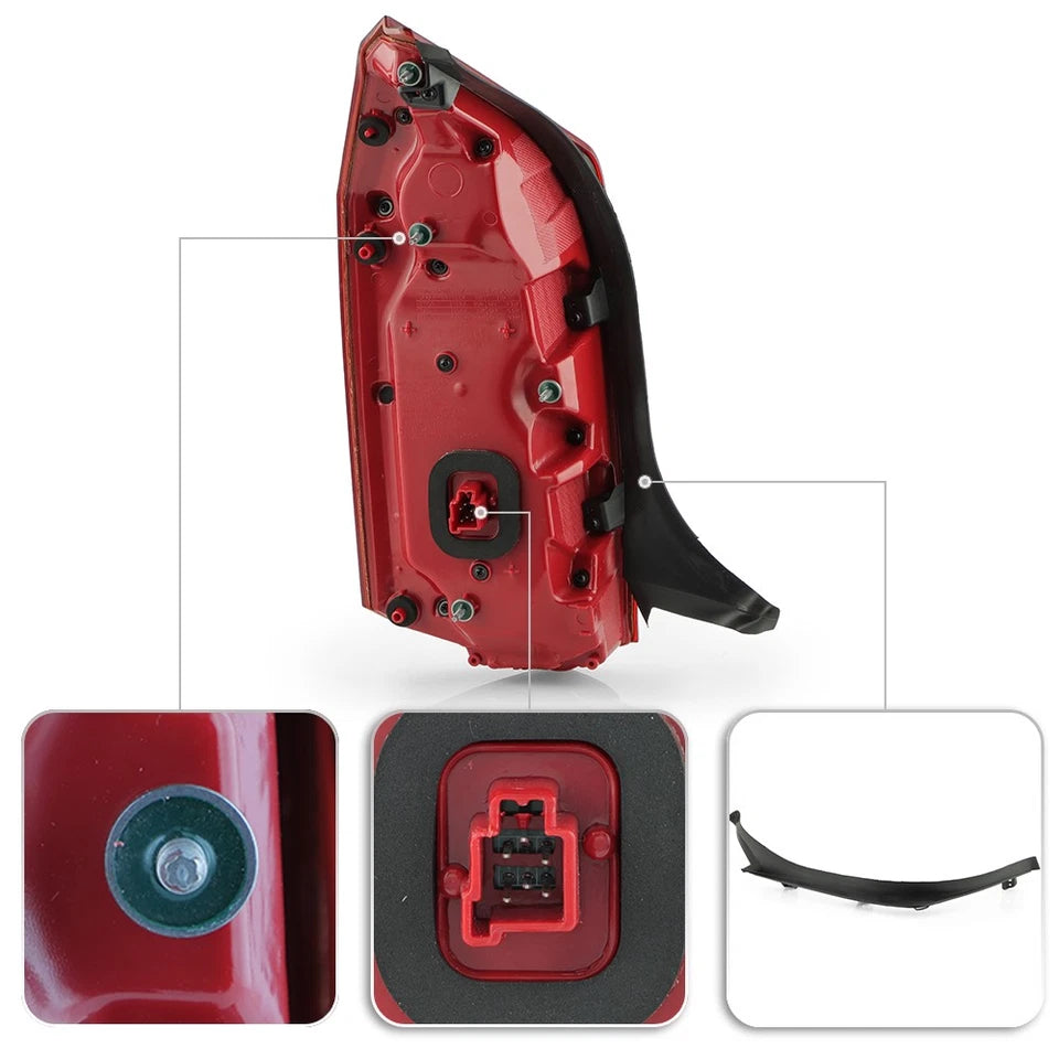 red LED tail light view 6 for Cadillac CTS Sedan (2014-2019)