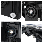 Driver side Black Halogen headlight close-up for 2003-2005 Toyota 4Runner