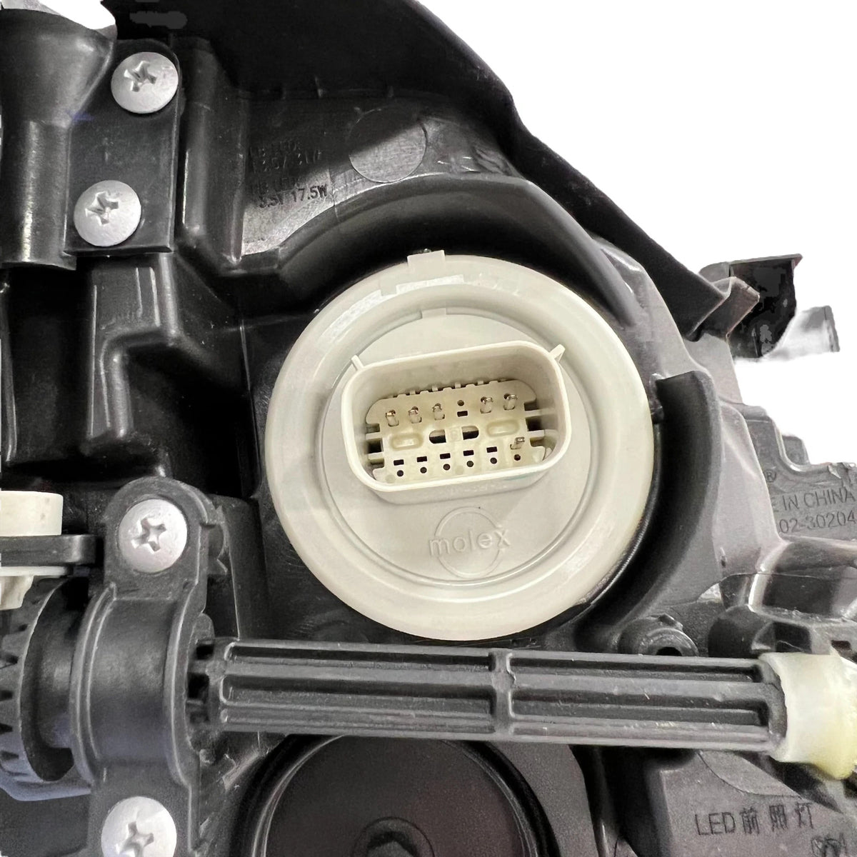 Pair LED headlight rear housing angle for 2020-2024 Cadillac CT5