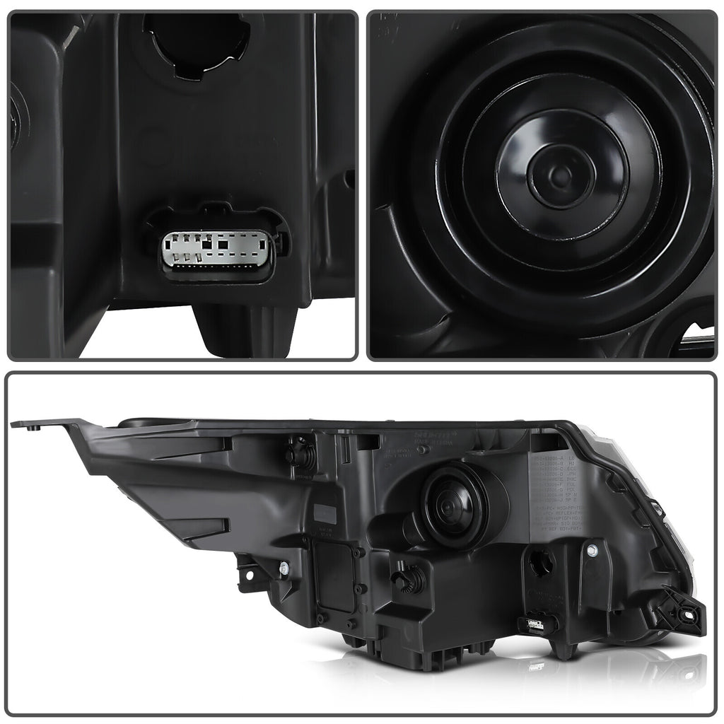 Right LED reflector headlight side angle for 2016-2018 Ford Explorer