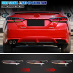 Sequential LED turn signal on the 2018-2023 Toyota Camry tail light