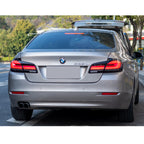 Another view of the LED tail lights installed on a 2011-2016 BMW 5 Series F10 / M5