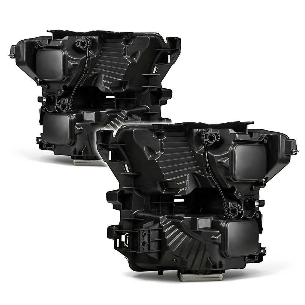 Pair LED headlight rear housing angle for 2015-2017 Ford F-150