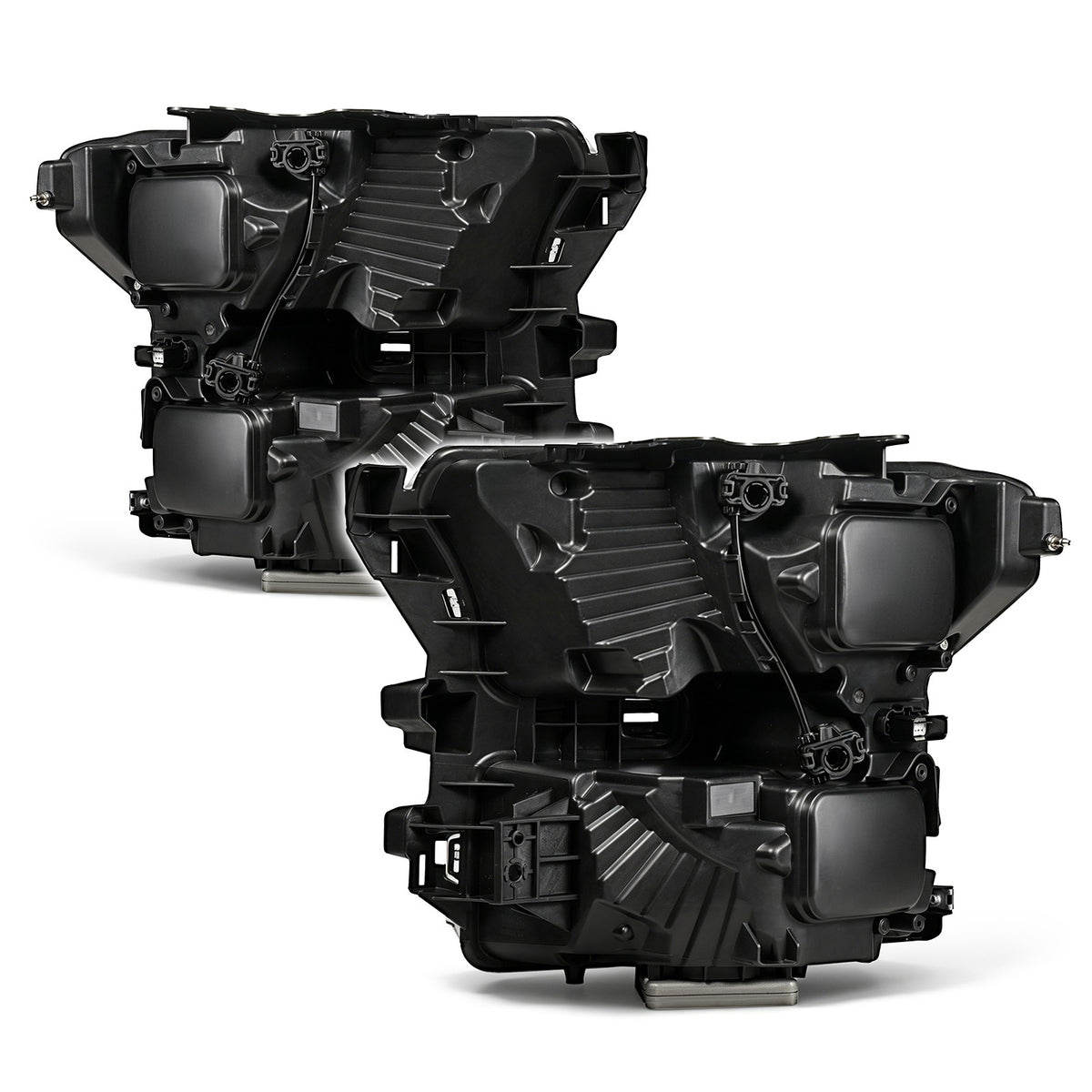 Pair LED headlight rear housing angle for 2015-2017 Ford F-150
