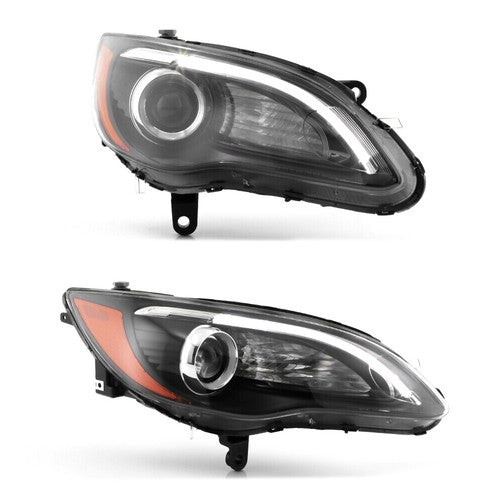 Right projector headlight side angle for 2012-2014 Chrysler 200