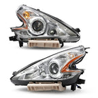 Pair HID headlight front angle for 2009-2020 Nissan 370Z